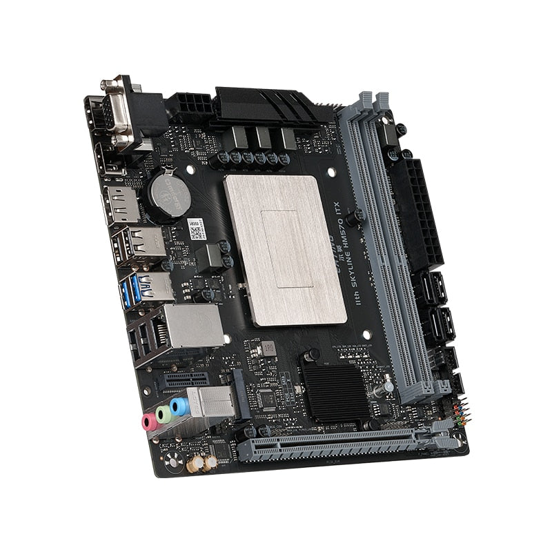 ERYING M-ITX Motherboard with Onboard CPU Core Kit i7 11800H 1,9-4.6GHz, dual-channel DDR4.  Extended Inventory.