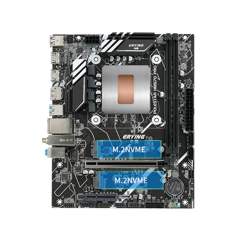 ERYING MATX Gaming Motherboard Set, Integrated i9 12900H CPU 3.8-5GHz, dual-channel DDR4, with included 32GB (2X16GB) 3200MHz DDR4 kit. Extended Inventory.