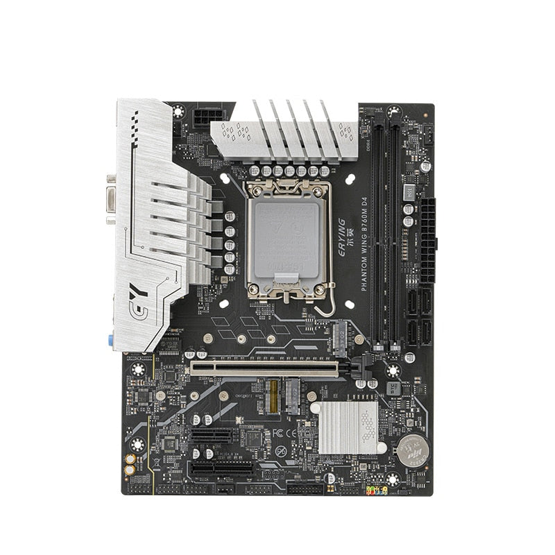 ERYING B760M D4 V1.0 mATX Motherboard, Support 12/13th Intel, socket LGA1700.  Extended Inventory.