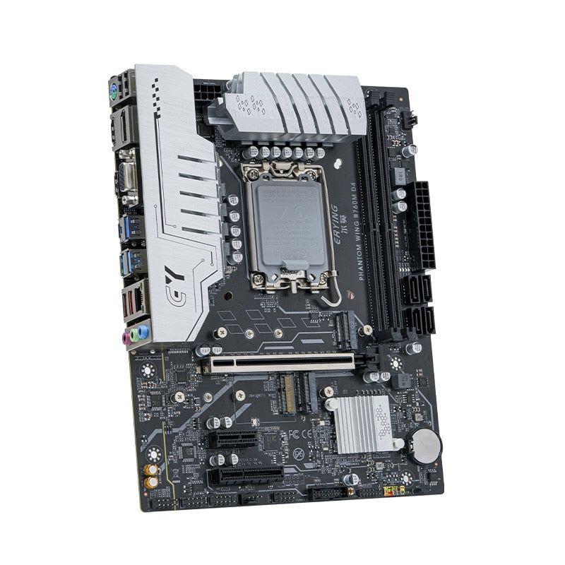 ERYING B760M D4 V1.0 mATX Motherboard, Support 12/13th Intel, socket LGA1700.  Extended Inventory.