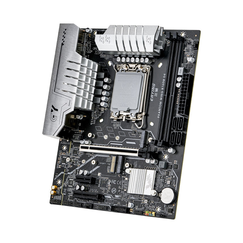 ERYING B760M D4 V1.0 mATX Motherboard, Support 12/13th Intel, socket LGA1700.  Extended Inventory.