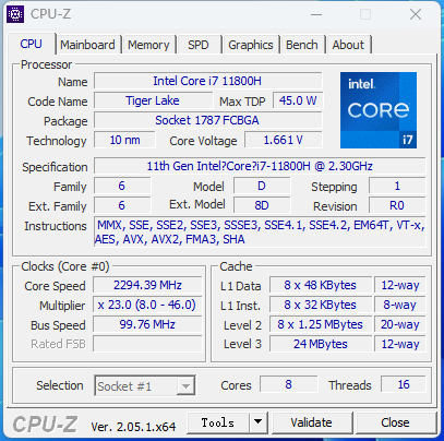 ERYING M-ITX Motherboard with Onboard CPU Core Kit i7 11800H 1,9-4.6GHz, dual-channel DDR4.  Extended Inventory.